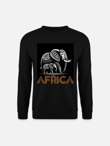 Afrique - Sweat-shirt Unisexe - noir