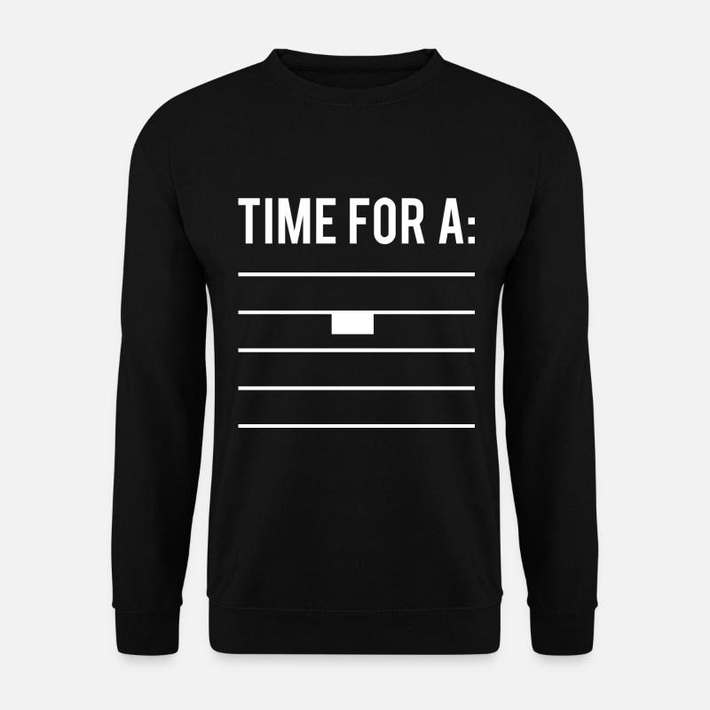 Klavier - Unisex Pullover - Schwarz