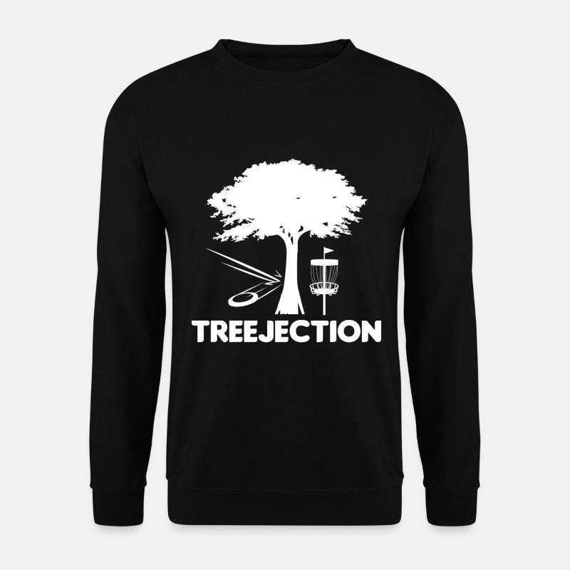 Treejection Disc Golf - Sweat-shirt Unisexe - noir