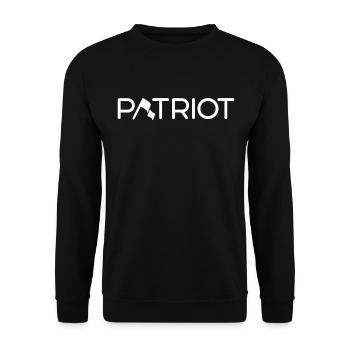 Patriote - Sweat-shirt Unisexe - noir - Devant - Alina (178cm) & Michal (187cm)