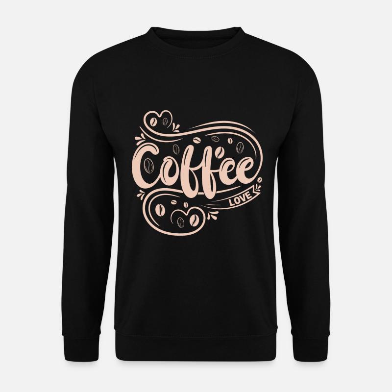 Coffee Love - Unisex Pullover - Schwarz