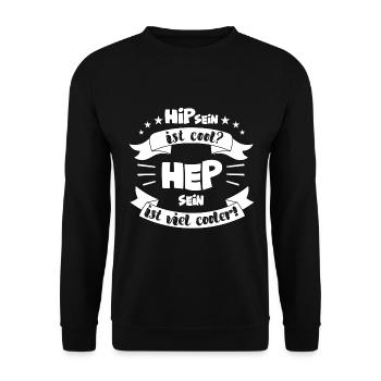 Heilerziehungspfleger HEP Heilerziehungspflegerin - Unisex Pullover - Schwarz - Vorne - Alina (178cm) & Michal (187cm)