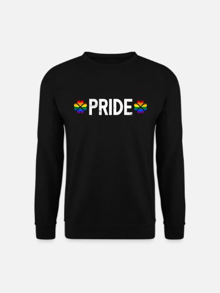 LGBTQ Pride Month Retro pride Regenbogen - Unisex Pullover - Schwarz