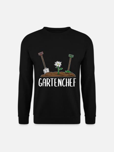 Gartenchef Gärtner Gartenarbeit - Unisex Pullover - Schwarz