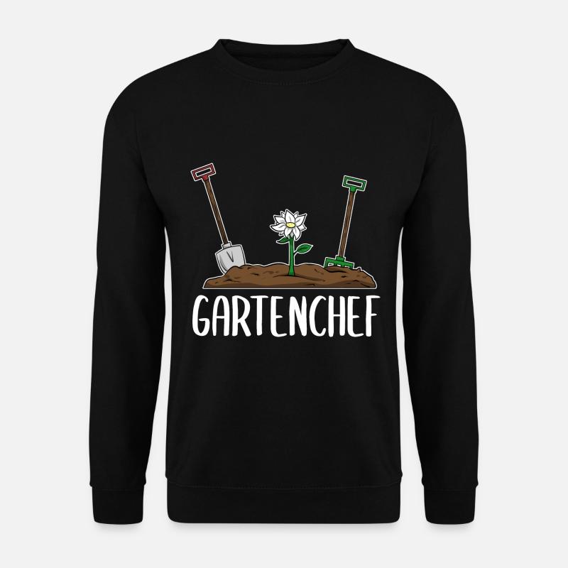 Gartenchef Gärtner Gartenarbeit - Unisex Pullover - Schwarz