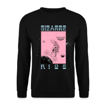 Bizarre Ride Color - Unisex Pullover - Schwarz - Vorne - Alina (178cm) & Michal (187cm)