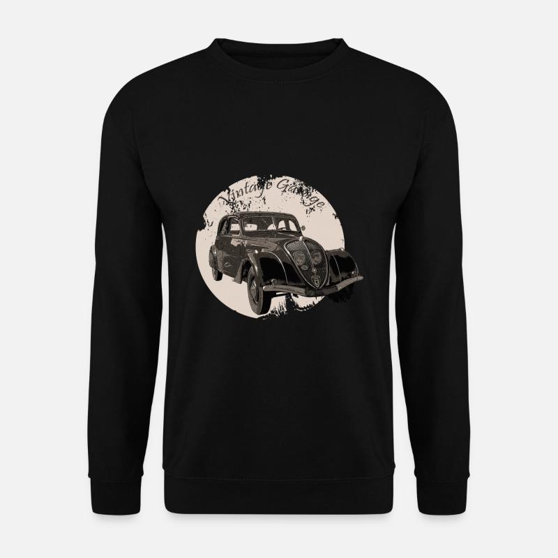 Vintage Garage 2 - Unisex Pullover - Schwarz