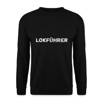 Train driver train driver - Unisex Sweatshirt - black - Front - Alina (178cm) & Michal (187cm)