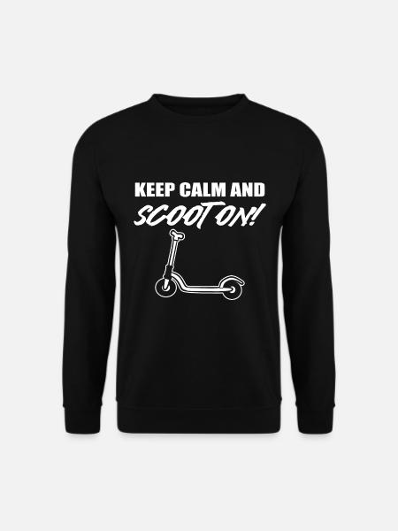 Roller -Tricks Scooter Rider - Unisex Pullover - Schwarz
