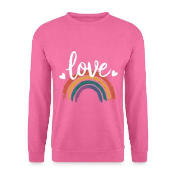 Love & Rainbow | LGBT Pride - Unisex Sweatshirt - pink - Front