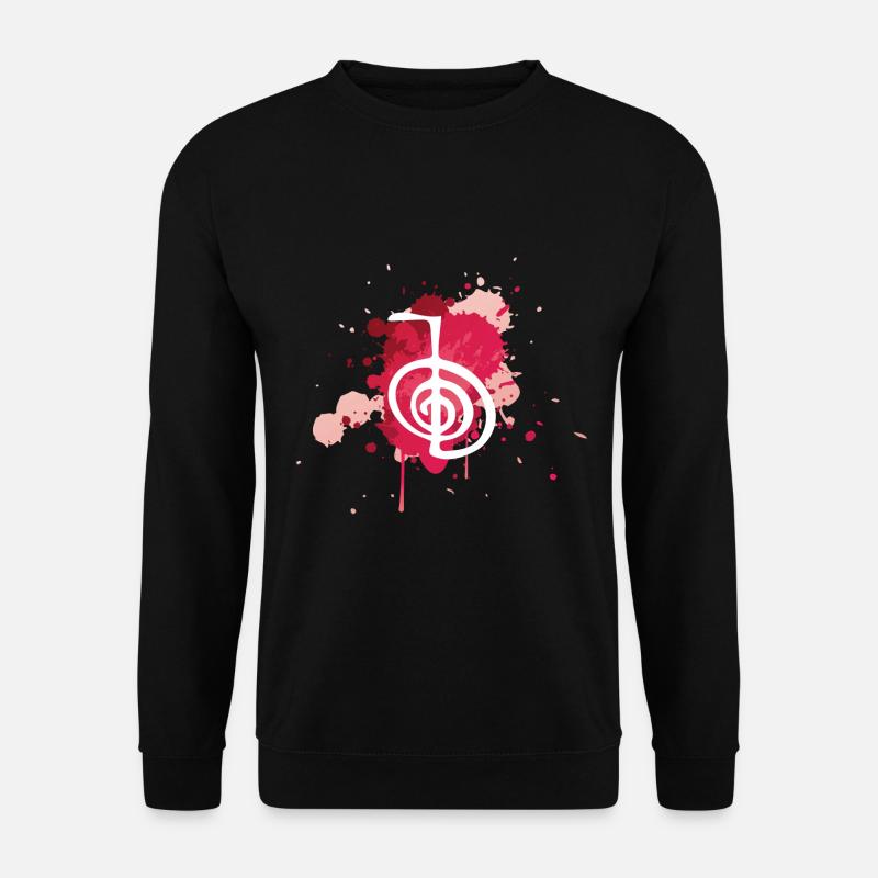 Reiki Geschenkidee | Reiki Heilungen Reiki-Meister - Unisex Pullover - Schwarz