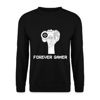 Spiele und Videospiele Spieler - Unisex Pullover - Schwarz - Vorne - Alina (178cm) & Michal (187cm)
