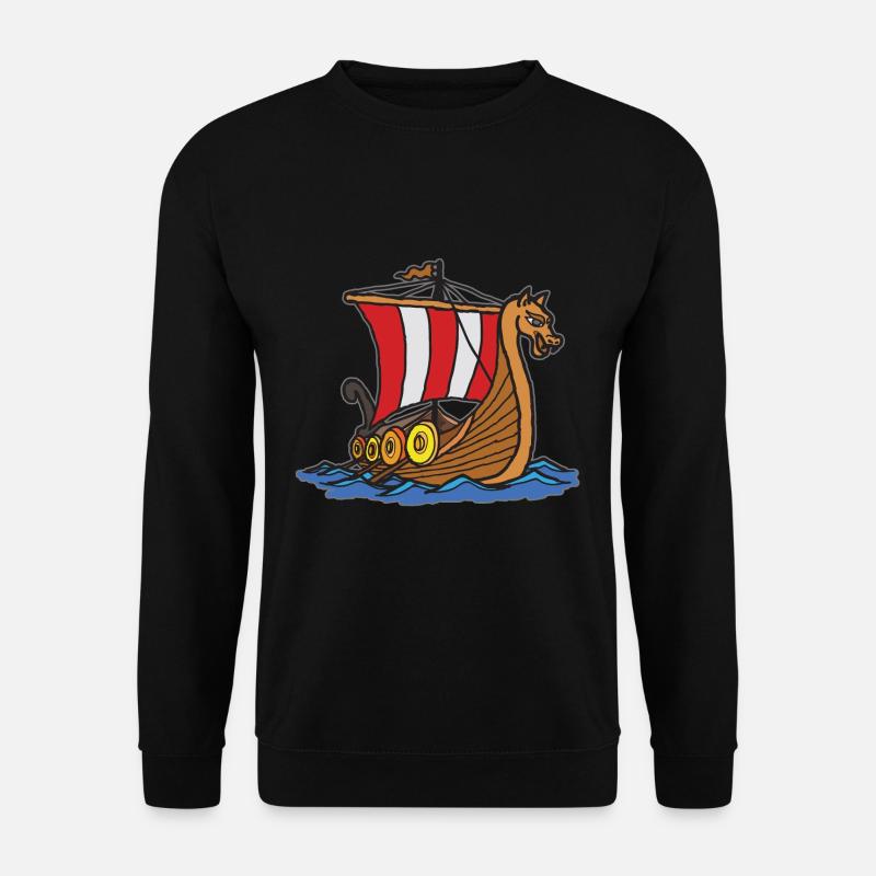 Besegeln Sie die mythischen Meere mit dem - Unisex Pullover - Schwarz