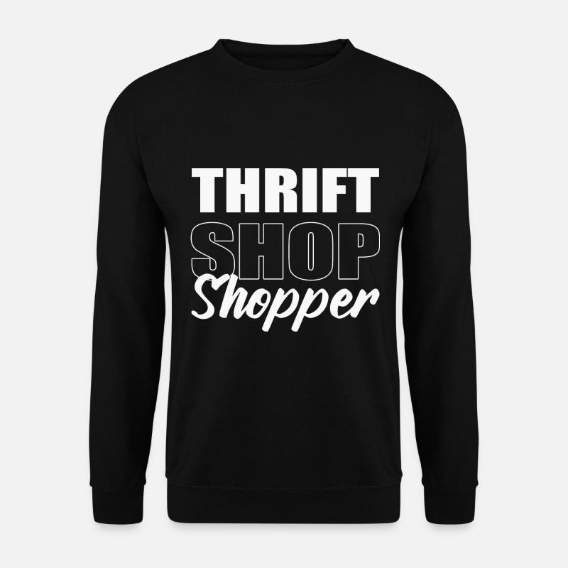 Lustiger sparsamer Einkäufer Shopping - Unisex Pullover - Schwarz