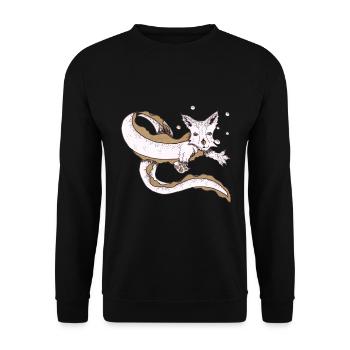 Renille - Sweat-shirt Unisexe - noir - Devant - Alina (178cm) & Michal (187cm)