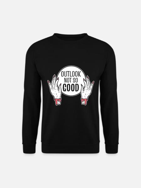 Lustiger Wahrsager Kristallgang - Unisex Pullover - Schwarz