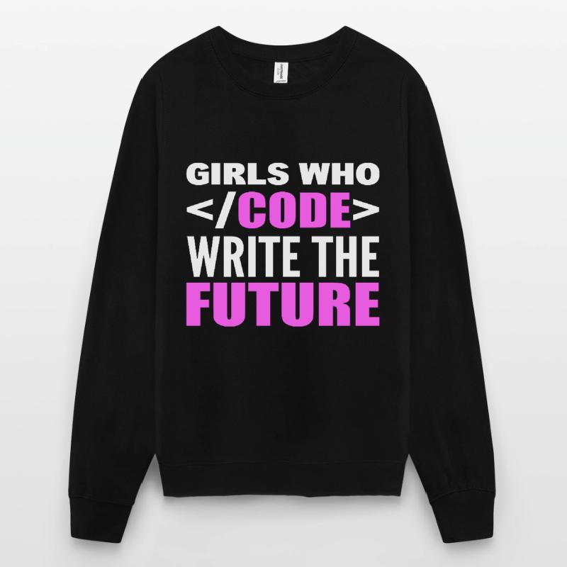 Girls Who Code Write The Future Programmierer Unisex Pullover