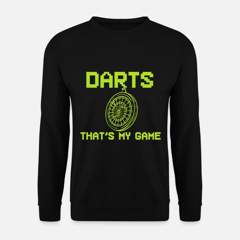 Dart Shooting Dartwerfer - Unisex Pullover - Schwarz