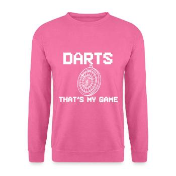 Dart Shooting Dartwerfer - Unisex Pullover - Pink - Vorne