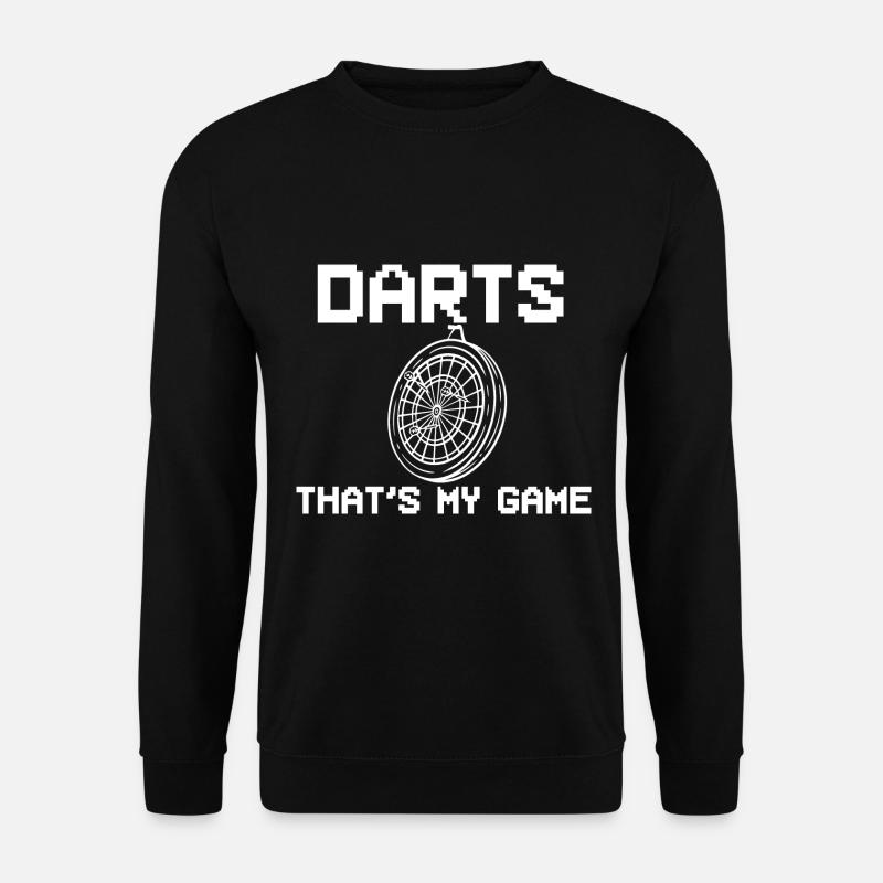 Dart Shooting Dartwerfer - Unisex Pullover - Schwarz