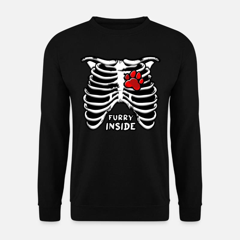 Furry inside - Unisex Pullover - Schwarz