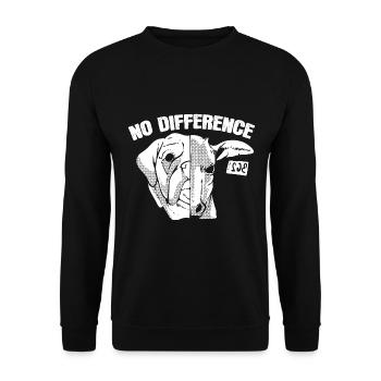 Cow and Dog Animal Advocate - Unisex Sweatshirt - black - Front - Alina (178cm) & Michal (187cm)