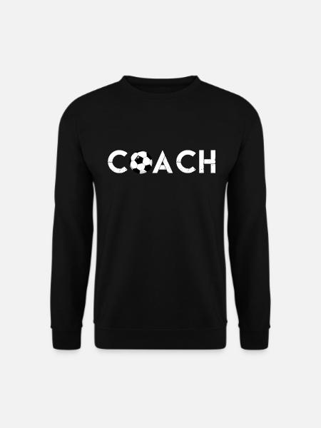 Fußballtrainer | Geschenk Fußballtrainer Trainer - Unisex Pullover - Schwarz