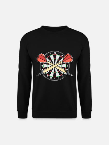 Dartscheibe Dart -Enthusiast - Unisex Pullover - Schwarz
