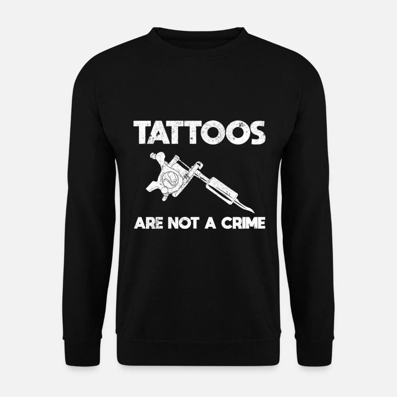 Lustige Tattoos Tätowierer - Unisex Pullover - Schwarz