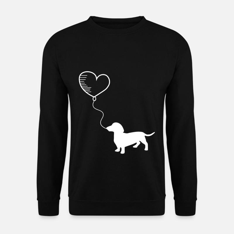 dachshund - Unisex Sweatshirt - black