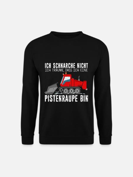 Pistenraupe Fahrer Pistenraupen Geschenk - Unisex Pullover - Schwarz