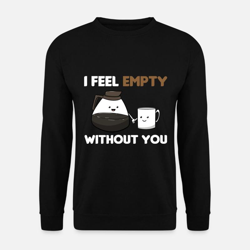 Kaffeeliebhaber Kaffeegenuss - Unisex Pullover - Schwarz