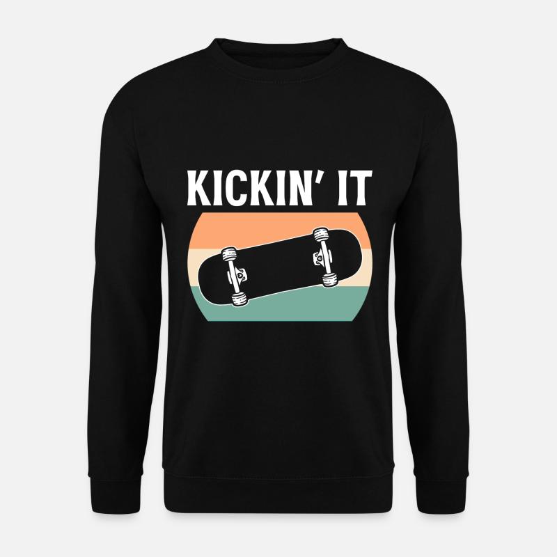 Kickin It Profi-Skater - Unisex Pullover - Schwarz