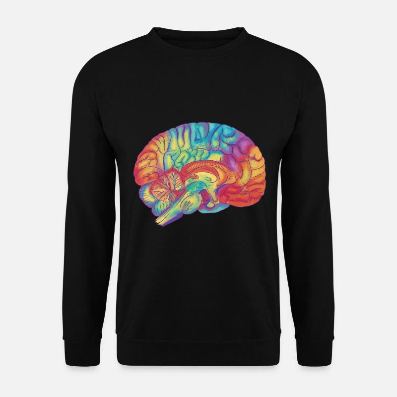 Brain - Unisex Sweatshirt - black