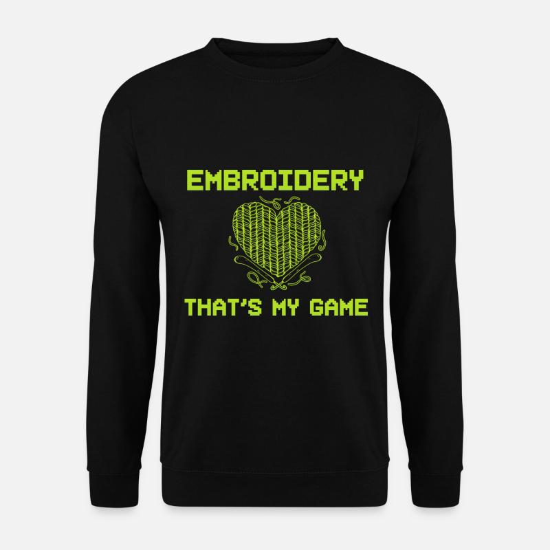 Schneiderliebhaber Quilter - Unisex Pullover - Schwarz