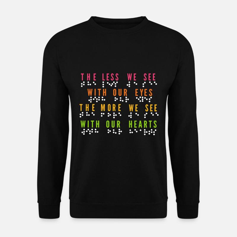 Lustiger Optiker - Unisex Pullover - Schwarz