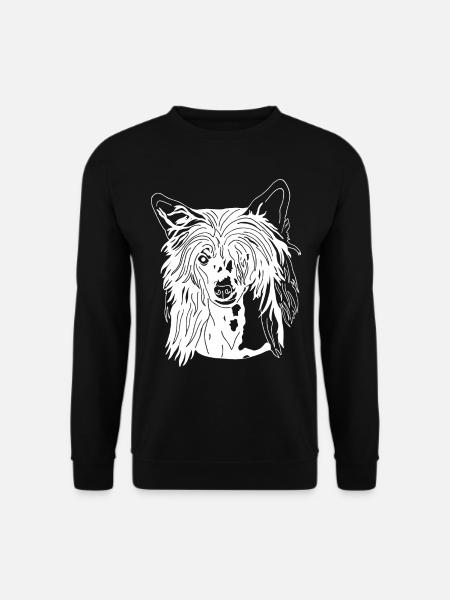 Chinesischer Schopfhund - Unisex Pullover - Schwarz