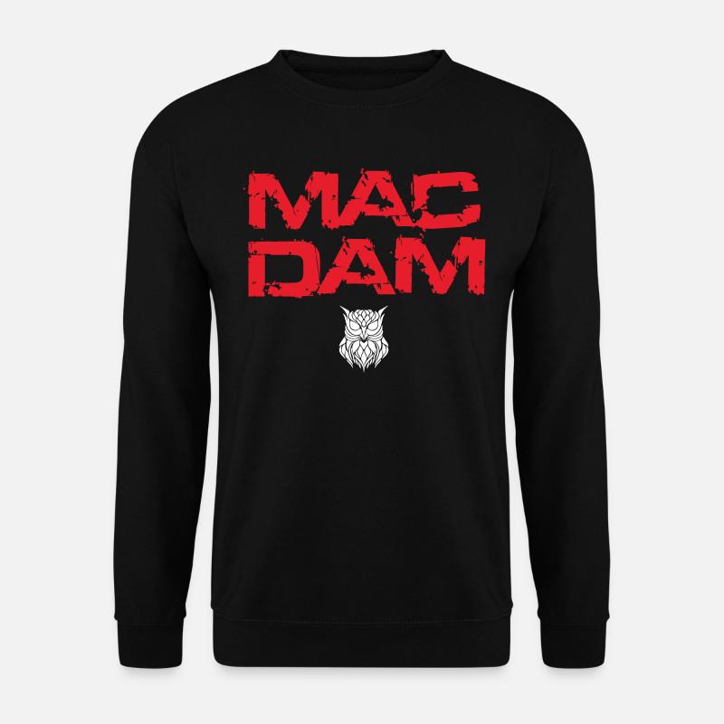 Mac Dam Logo - Unisex Pullover - Schwarz