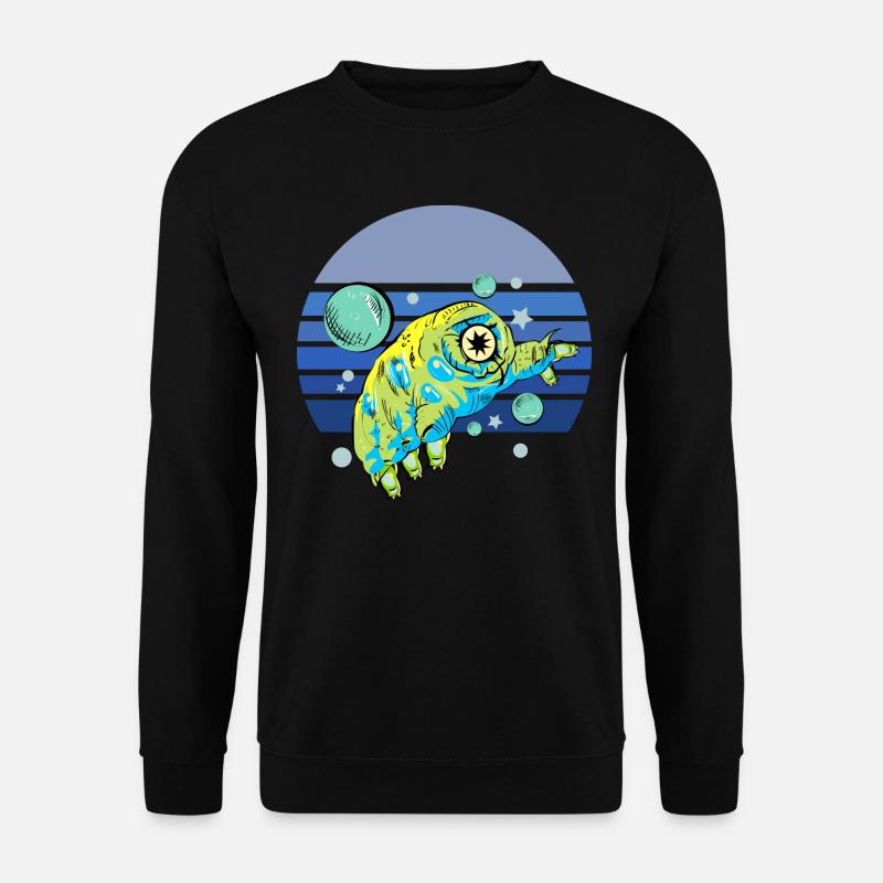 Tardigrade Blue Retro - Unisex Sweatshirt - black