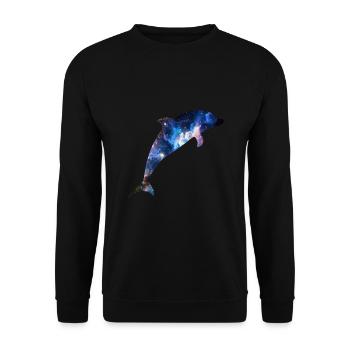 Espace Delfin - Sweat-shirt Unisexe - noir - Devant - Alina (178cm) & Michal (187cm)