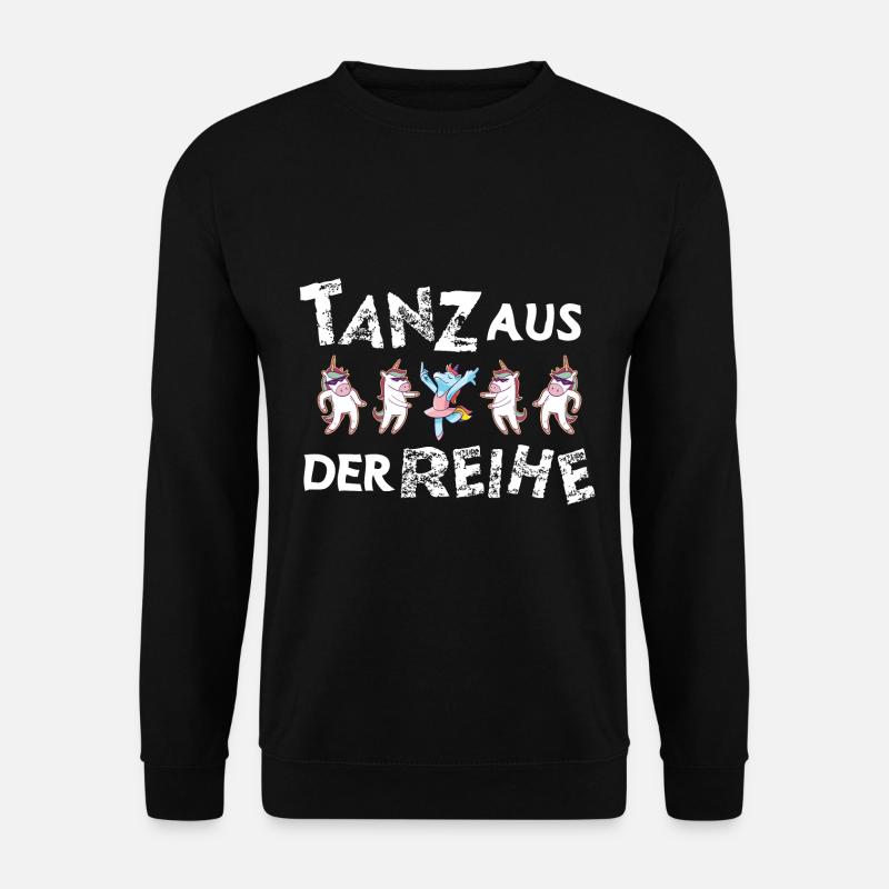 Tanz aus der Reihe Be Different Ballett Einhorn - Unisex Pullover - Schwarz