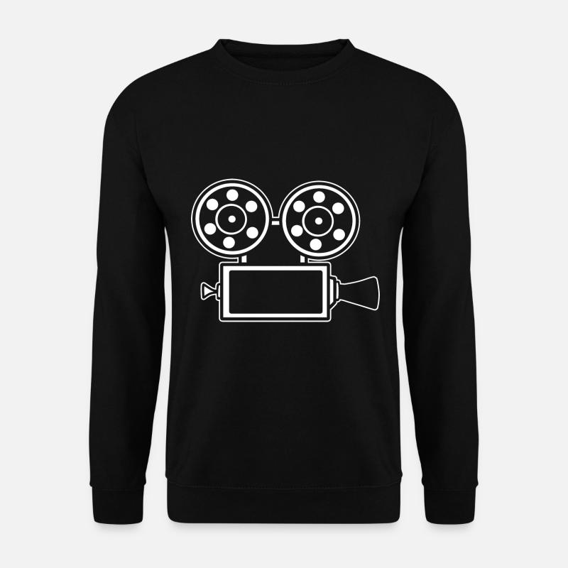 Filmkamera Regisseur - Unisex Pullover - Schwarz