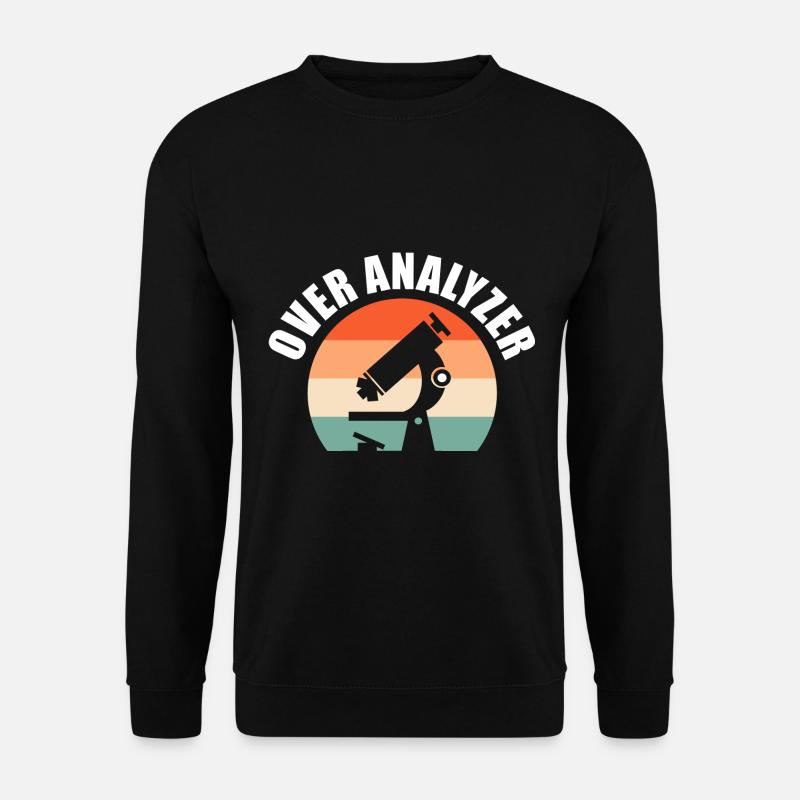 Over Analyzer Bakteriologe - Unisex Pullover - Schwarz