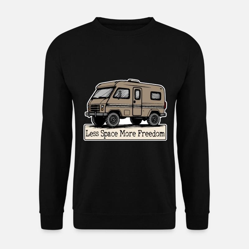 Moins d’espace, plus de liberté - Sweat-shirt Unisexe - noir