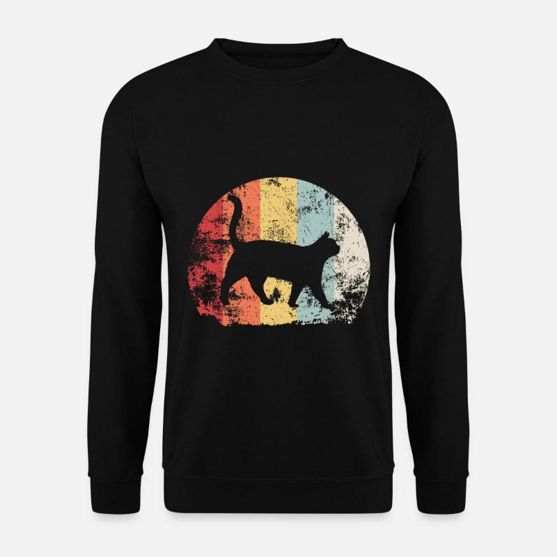 Katze - Unisex Pullover - Schwarz
