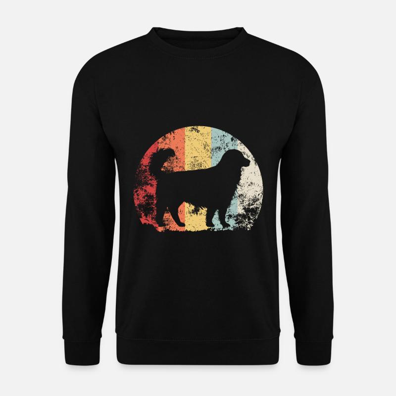 Hund Golden Retriever - Unisex Pullover - Schwarz