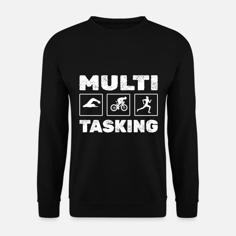 Multitasking Athletes - Unisex Sweatshirt - black