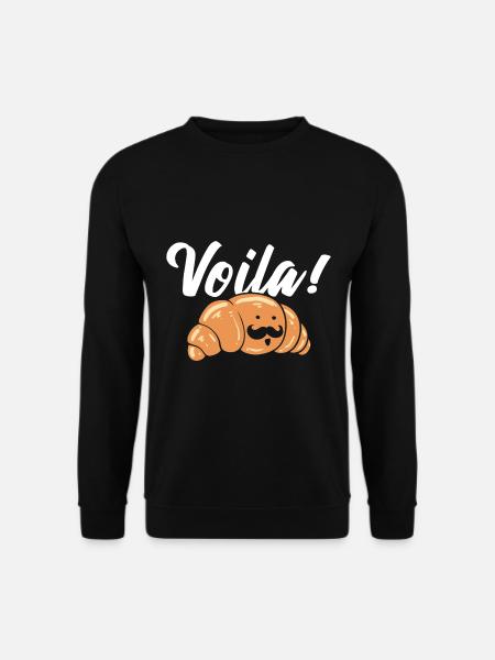 Croissant lover, bread maker - Unisex Sweatshirt - black
