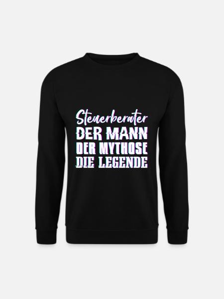 Steuerberater Mann Mythos Legende Steuerberater Ge - Unisex Pullover - Schwarz