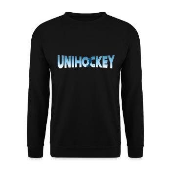 Unihockey - Unisex Pullover - Schwarz - Vorne - Alina (178cm) & Michal (187cm)